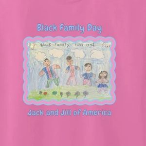 Camiseta Jack and Jill Rosa Intenso para el Día Familiar 2025, Camiseta Combinada para Hombre y Mujer, Ropa Informal de Algodón Cómoda para Eventos - Product Image 5