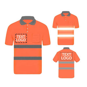Camisetas Polo de Trabajo Unisex Transpirables de Alta Visibilidad 2026, Manga Corta, Personalizables, Reflectantes, para Construcción - Product Image 4