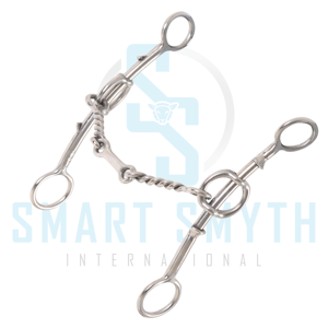 SMART SMYTH INTL - Bocado Profesional de Acero Inoxidable para Caballo, Tipo Pelham, con Cadena de Control, Garantía de 3 Años, para Entrenamiento de Equitación - Product Image 3