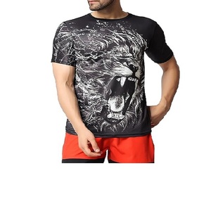 Unisex Polyester Sublimation <b>Tshirts</b> Streetwear Soild Short Sleeved Breathable Training Quick Dry Blank t Shirts for Men - Product Image 1