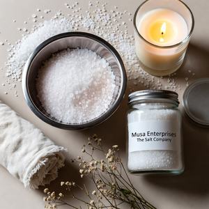 Sal de Baño Natural Blanca de Grano Fino del Himalaya, Ecológica, Tallada, para Terapia de Spa, Relajante, Cristalina, Suave, para Bienestar - Product Image 4