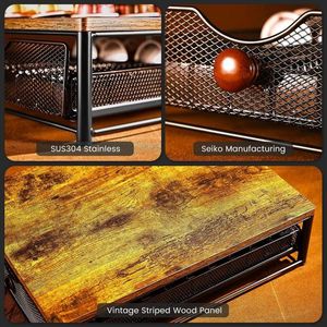 Salvaspazio K-Cup Organizer cassetto per caffettiera ripiano cestello scorrevole cucina sala da pranzo porta fagioli Organizer - Product Image 3
