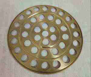 LUXURY GOLD COATED STAINLESS STEEL HOLY <b>COMMUNION</b> TRAY 44 <b>CUPS</b> WITH COVER MIRROR FINISH COMMERCIAL CHURCH USE - Product Image 2