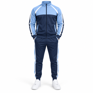 OEM High Quality 100% Cotton Men's Tracksuits Pullover Streetwear Winter <b>Hoodie</b> Sweatpants Set Printed Plus Size <b>Summer</b> - Product Image 2