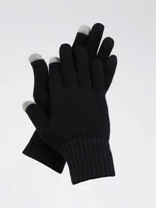 Cotton/Polyester/Spandex <b>Touchscreen</b> <b>Gloves</b> Wrist Length Four Seasons Eco-Friendly Plain Style Sports Outdoor Daily Use - Product Image 3
