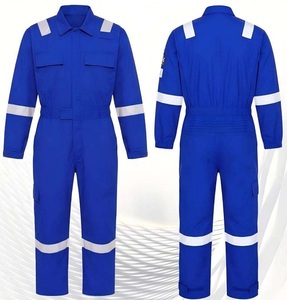 Men's Long Sleeve Blue Red Orange Green Work Coverall <b>Overall</b> Multi-Pocket Zip Front Worker Uniform <b>Mechanic</b> Jumpsuit Trouser - Product Image 4