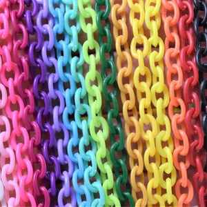 Eslabones de Cadena de Resina Ecológicos para Manualidades Decorativas - Product Image 1