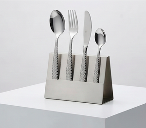 Ensemble de couverts en acier inoxydable poli miroir, finition diamant, idéal pour les dîners de luxe, les mariages, les fêtes et les restaurants. - Product Image 3
