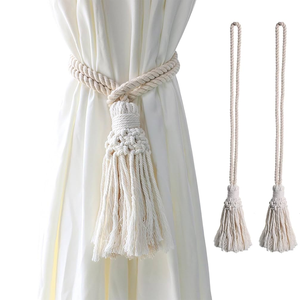Attaches de rideau en corde pour restaurants et chambres, attaches de rideau en corde de la meilleure qualité, 2 pièces - Product Image 6