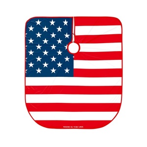 ผ้าคลุมตัดผมสีดำด้านแบบเรียบหรู ชุดคลุมร้านทำผมสำหรับช่างมืออาชีพ ผ้ากันเปื้อนช่างตัดผมแบบมินิมอล อุปกรณ์ทำผม ผ้าคลุมตัดผม - Product Image 1