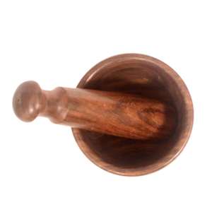 Presse-ail en bambou, broyeur de gingembre, ensemble de broyeurs d'épices, hachoir à herbes et épices, outil de cuisine - Product Image 1