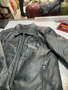 <b>Genuine</b> Leather Jackets Streetwear Winter Jacket Snakeskin Turn Down Collar Front Logo Luxury Fashion Men's Jackets - Product Image 2