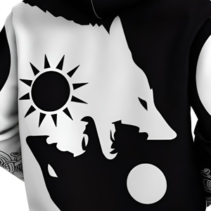 Sudadera con Capucha Personalizada para Hombre, Sublimada, 100% Poliéster, Forro Polar de Algodón, Transpirable, Diseño Otoño-Invierno, Alta Calidad - Product Image 6