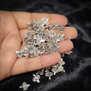 Venta al por Mayor de Dijes de Latón para la Fabricación de Joyería |   Colgantes de Plata Antigua para Manualidades |   Componentes de Joyería de Latón - Product Image 4