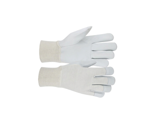 Gants de sécurité HOLY SIGNS INTERNATIONAL certifiés EN420 HSI-0018 en cuir grainé durable avec poignet élastique, résistants au feu - Product Image 3
