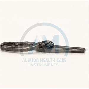 Al Mida Healthcare AMHC-R-37 Instrument chirurgical 60mm X 22mm Pince manuelle en métal pour chirurgie vasculaire Certifié CE Classe I - Product Image 2