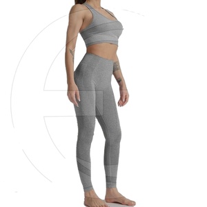 Ensemble de sport et de fitness sans couture 5 pièces pour femme, anti-transpiration, idéal pour le yoga - Product Image 1