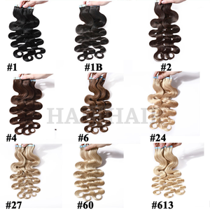 Wholesale 100g Single Weft Vietnamese Remy <b>Body</b> Wave Tape <b>Hair</b> Extensions Highest Grade All Colors Dyed! - Product Image 5