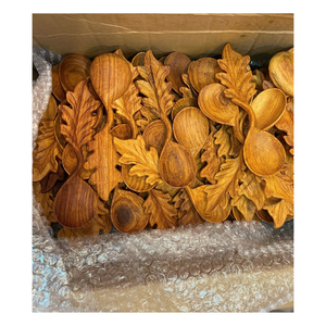 Ensemble de cuillères à mesurer en bois pour café, thé, épices, écologiques, lavables au lave-vaisselle, non toxiques, capacité réglable, accessoires de cuisine - Product Image 2