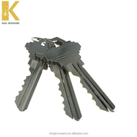 Serrure à mortaise King US26D MC118 en chrome satiné, cylindre à 6 goupilles, jeu de clés en laiton, 3 clés, entraxe 60mm, sécurité de porte, logiciel SC, logo personnalisé