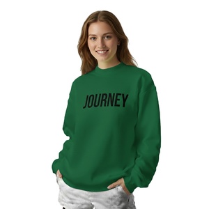 Sweat-shirt oversize à col montant pour femme, confort de luxe, en molleton doux, coupe ample, style streetwear décontracté pour l'hiver, logo personnalisable sur le devant - Product Image 1