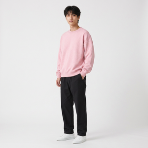 Sweat-shirt streetwear personnalisé en gros avec épaules tombantes et imprimé pour les détaillants de vêtements américains - Product Image 2