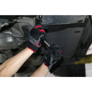 Gants de sécurité en cuir pleine main pour hommes SW GROUP, qualité supérieure, fonction anti-impact, poignet renforcé, épaisseur 12 oz - Product Image 4
