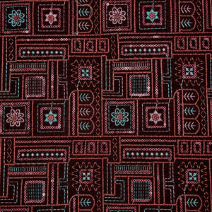 Velvet Embroidered Fabric For Abaya Kaftan Modest Wear Gulf UAE Designer Garment Textile Export Quality <b>Material</b> For Fashion Hub - Product Image 2