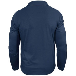 เสื้อโปโลผู้ชายผ้าฝ้ายคุณภาพสูงแบบลำลองสั่งทำได้พร้อมโลโก้ - Product Image 6