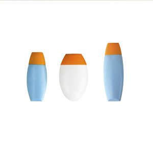 Flacon vide en PE de 40g/60g, pour fond de teint, crème solaire, crème isolante pour les mains de forme ovale, couleur et logo personnalisables - Product Image 6