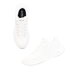 Baskets basses blanches à lacets pour hommes, chaussures de sport confortables, respirantes, idéales pour la course à pied - Product Image 3