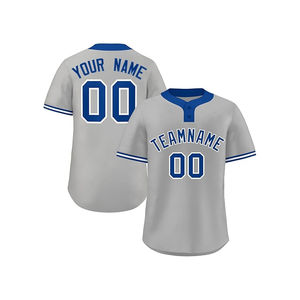 Maillots de baseball et de softball vintage pour hommes et jeunes, respirants, en tissu uni, sublimés, vierges, vente chaude OEM - Product Image 5