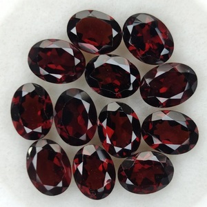 Pierre précieuse grenat naturel en vrac, taille facetée, grenat de haute qualité pour la fabrication de bijoux, vente en gros - Product Image 4