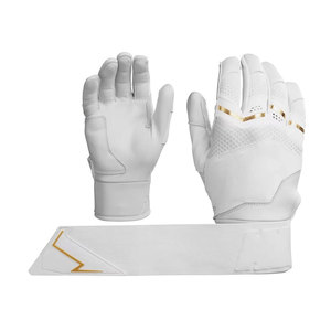 Guantes de Béisbol de Cuero Personalizados al por Mayor, Talla XXL, Transpirables, para Adultos, Guantes de Softbol Cómodos y Duraderos para Deportes - Product Image 4