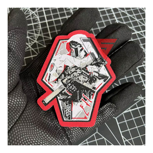 Écusson personnalisé brodé sur mesure, livraison rapide, écusson brodé Velcro, conception d'uniformes sur mesure, directement de l'usine - Product Image 2