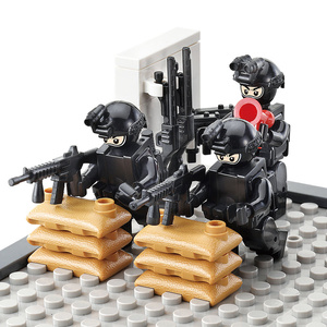OXFORD TOWN SWAT TRAINING CENTER Special Police Training Base Building <b>Blocks</b> Tactical Drilling Scene Kids Creative ABS <b>Plastic</b> - Product Image 4