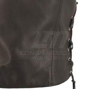 Chaleco de cuero a precio de fábrica, suministro al por mayor, chaleco de cuero de alta calidad para motociclistas, en venta en línea - Product Image 6