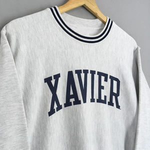 Sudadera Universitaria Personalizada para Mujer, Estilo Vintage, con Estampado de Letras, Gruesa, Retro, con Ribetes a Rayas, Estilo Varsity, para Invierno y Otoño - Product Image 4