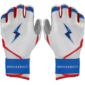 ถุงมือตีเบสบอลคุณภาพสูงแบบสั่งทำพิเศษ รุ่น Bruce Bolt แบบข้อมือยาว น้ำหนักเบา เป็นมิตรกับสิ่งแวดล้อม ผลิตจากผ้าสแปนเด็กซ์/โพลีเอสเตอร์ สำหรับฝึกซ้อมเบสบอล ไซส์ XL - Product Image 1