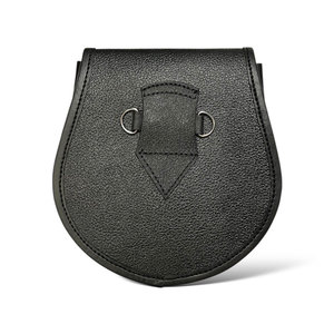 Sporran Masónico Escocés para Hombre, Hecho a Mano, con 3 Borlas, de Cuero, Accesorio para Traje Highland - Product Image 2