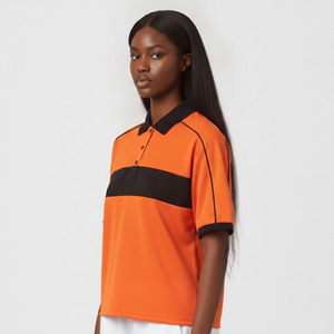 Wholesale High Quality Women's Short Sleeve polo <b>Shirt</b>-Eco-Friendly breathable Casual wear hip hop Golf ladies polo <b>shirt</b> - Product Image 3