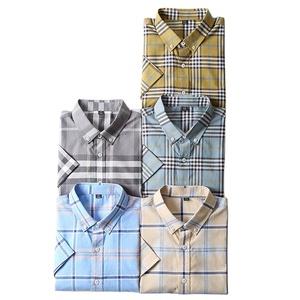 Super Trendy <b>Half</b> Sleeve Formal <b>Shirt</b> Men's Fashionable Casual Wear Breathable Summer Wholesale OEM Export 100% Cotton New - Product Image 6
