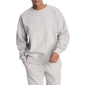 Sudadera de felpa francesa, ropa de calle en blanco, Sudadera de cuello redondo de lujo, Sudadera de cuello redondo personalizada, cuello redondo de gran tamaño de algodón 100% - Product Image 3