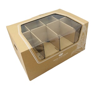 Customizable Pattern Flexo <b>Printed</b> 3mm Thick Waterproof 3-Layer Rigid Paper Boxes Modern Design Recycled Materials Vegetable - Product Image 4