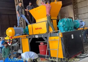 Trituradora de Metal Semiautomática de Alta Demanda, Trituradora de Metal de Doble Eje para Uso Industrial - Product Image 4