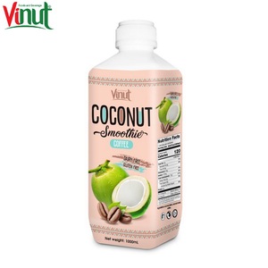 Bouteille en plastique de 1L d'eau de coco avec café, boisson faible en glucides en provenance du Vietnam - Product Image 4