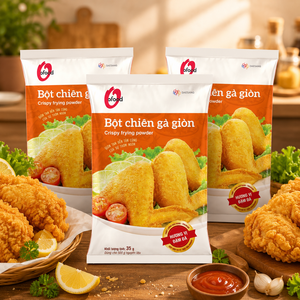 Polvo para Pollo Frito Crujiente O'Food al por Mayor, 35g |   Mezcla de Harina Sazonada al Estilo Coreano |   Polvo de pollo crujiente instantáneo - Product Image 1