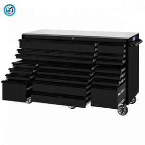 Gabinete de herramientas de metal de <span class=keywords><strong>183</strong></span>*63*120cm 19 ruedas nuevo azul OEM de alta calidad - Product Image 6