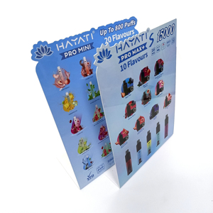 Eye Catching Eco-Friendly PVC Countertop Display <b>Card</b> with Convenient Design for Commercial Retail Promotion and Store Marketing - Product Image 3