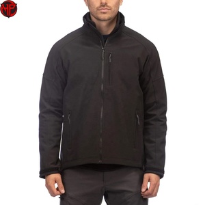 Veste softshell d'hiver pour homme, imperméable, respirante, col montant, fermeture éclair sur le devant, logo personnalisé OEM, vêtements de travail décontractés pour l'extérieur - Product Image 1